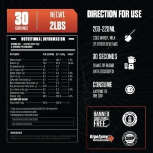 Exalt Supps The Priority Whey Protein Isolate