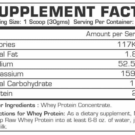 Proence Raw Whey Protein