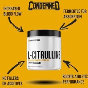 Condemned Labz L-Citrulline 120 Servings