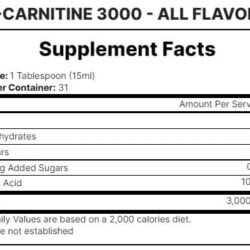 ProSupps Liquid L-Carnitine 3000 mg - 30 Servings