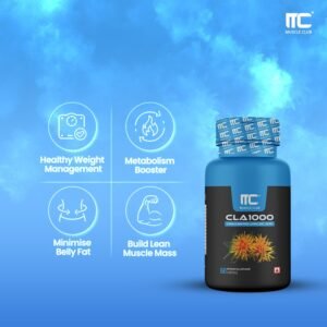 Muscle Club CLA1000 Conjugated Linoleic Acid - 1000mg, Premium Fat Burner & Lean Muscle Support