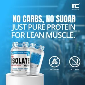 Muscle Club 100% Isolate Whey Protein