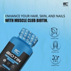 Muscle Club Biotin Supplement 10000mcg