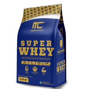 Muscle Club Super Whey Protein Concentrate - 70 Pouches | High-Quality Whey Protein | 1g Creatine Monohydrate