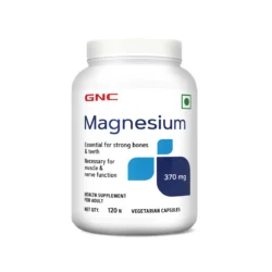 GNC Magnesium 370mg, 120 Capsules