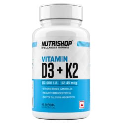 Vitamin D3 K2 Supplement as MK7