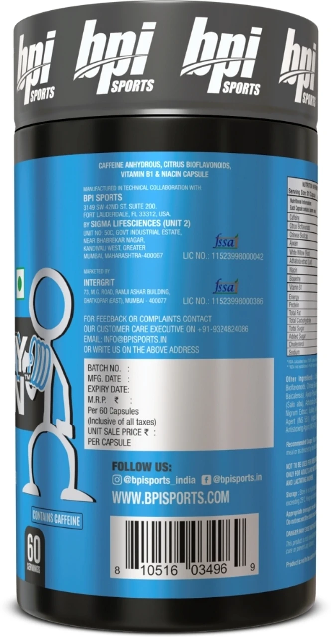 BPI ROXYLEAN, 60 Capsules - Image 2