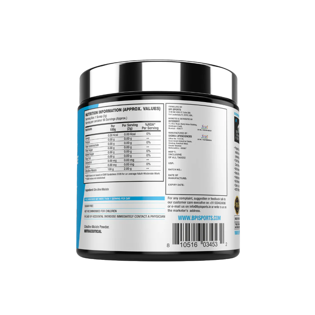 BPI Sports Citrulline Malate - Unflavoured - Image 2