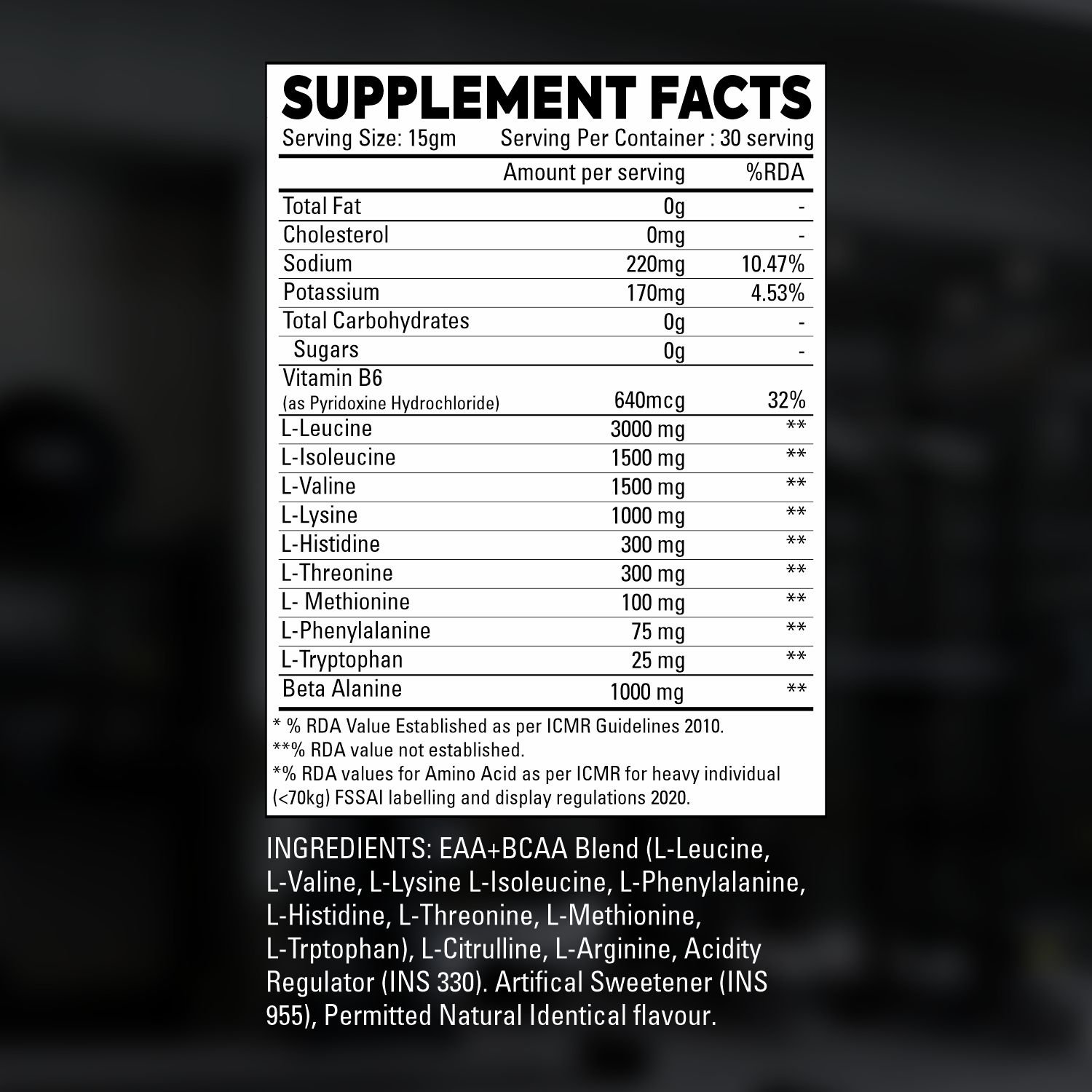 Muscle Blade EAA + BCAA - Image 2