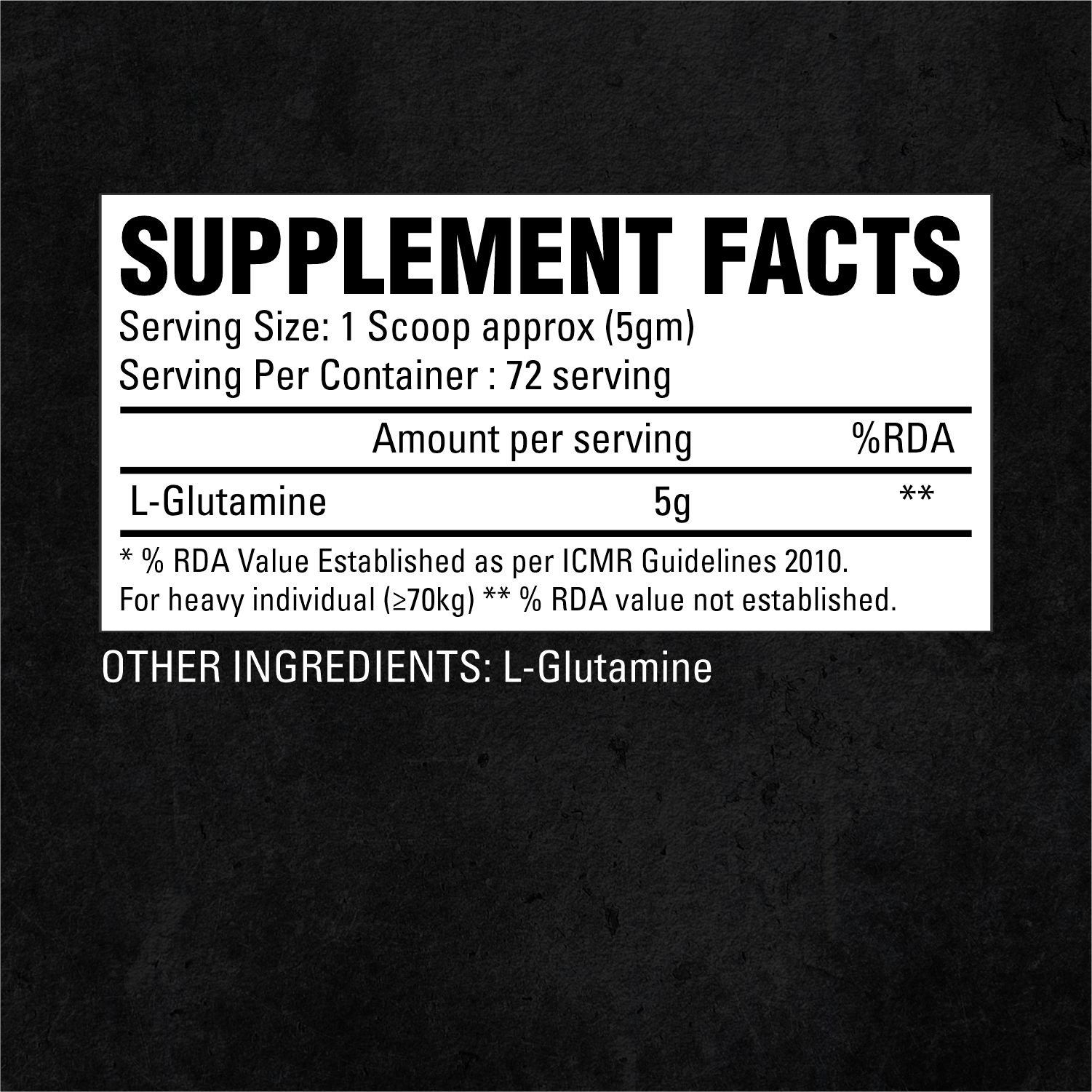 Muscle Blade Glutamine Powder - Image 2