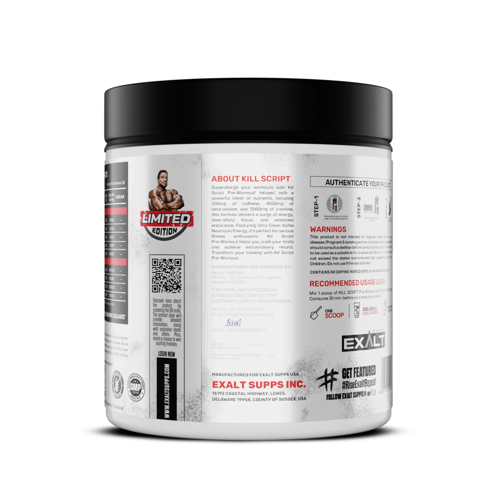 Exalt The Kill Script Pre-Workout - Image 2