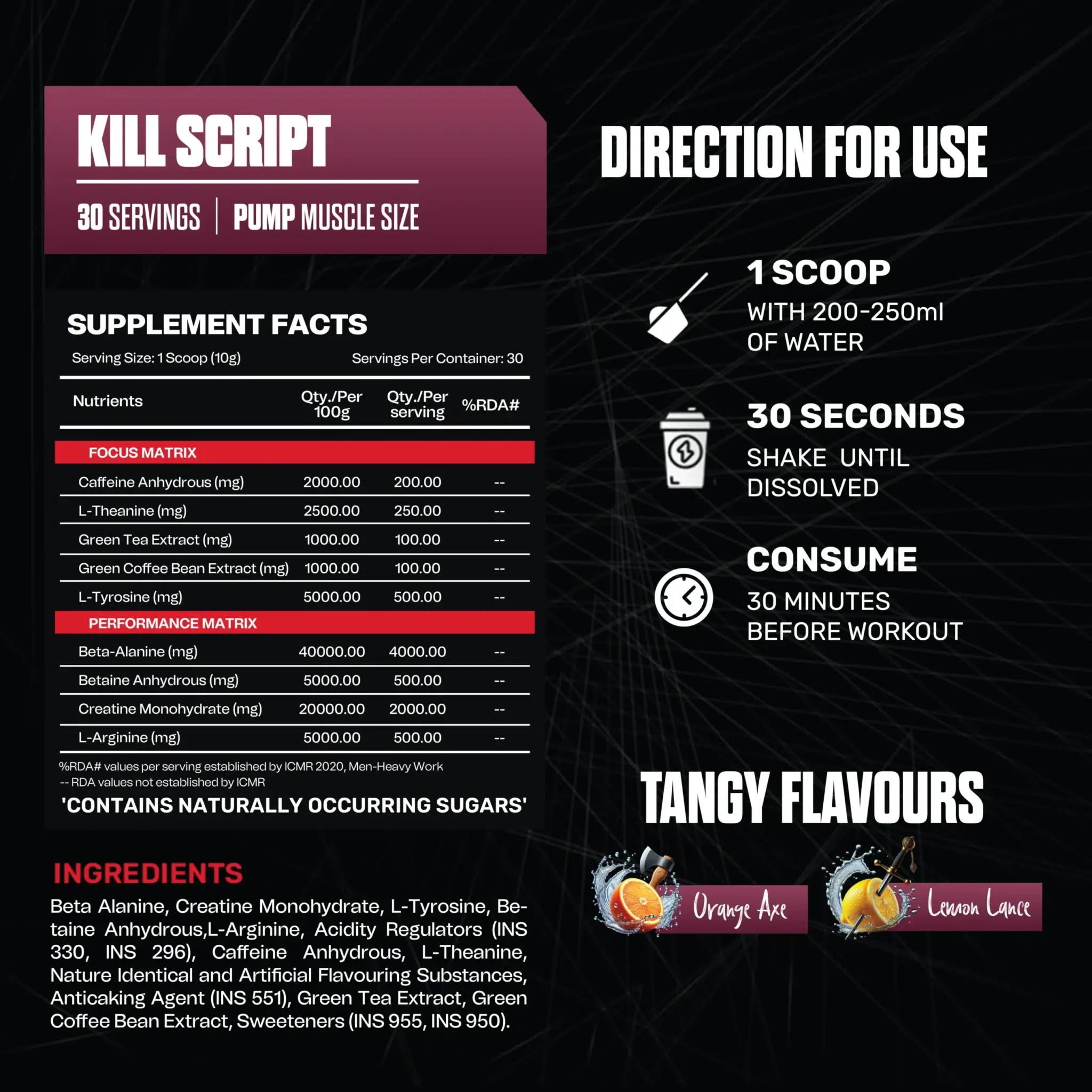 Exalt The Kill Script Pre-Workout - Image 3