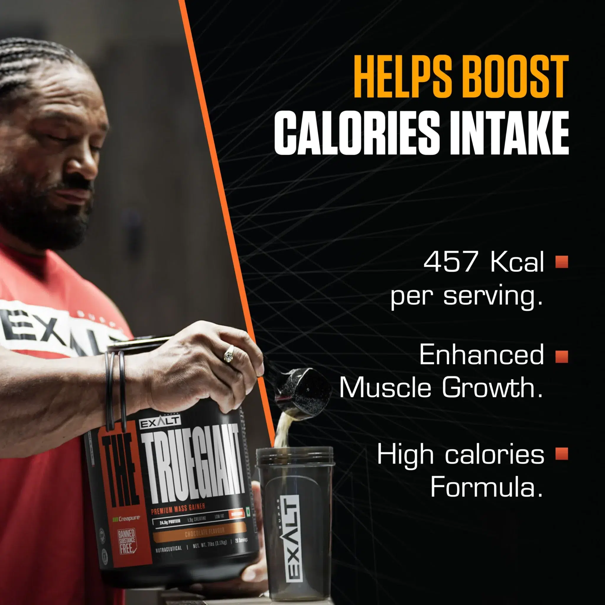 Exalt The True Giant Premium Mass Gainer - Image 4