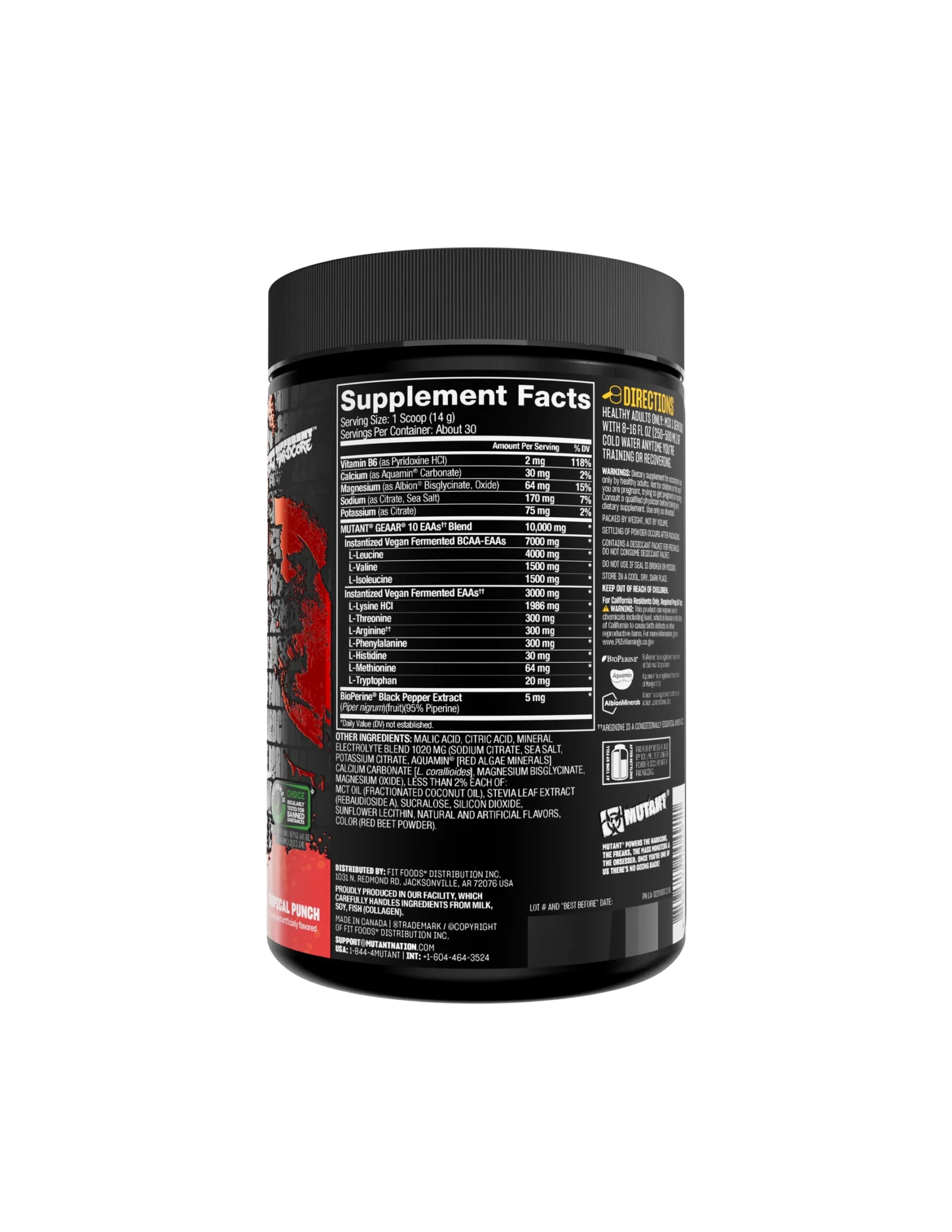 Mutant Geaar Complete Essential Amino Acids - Image 3