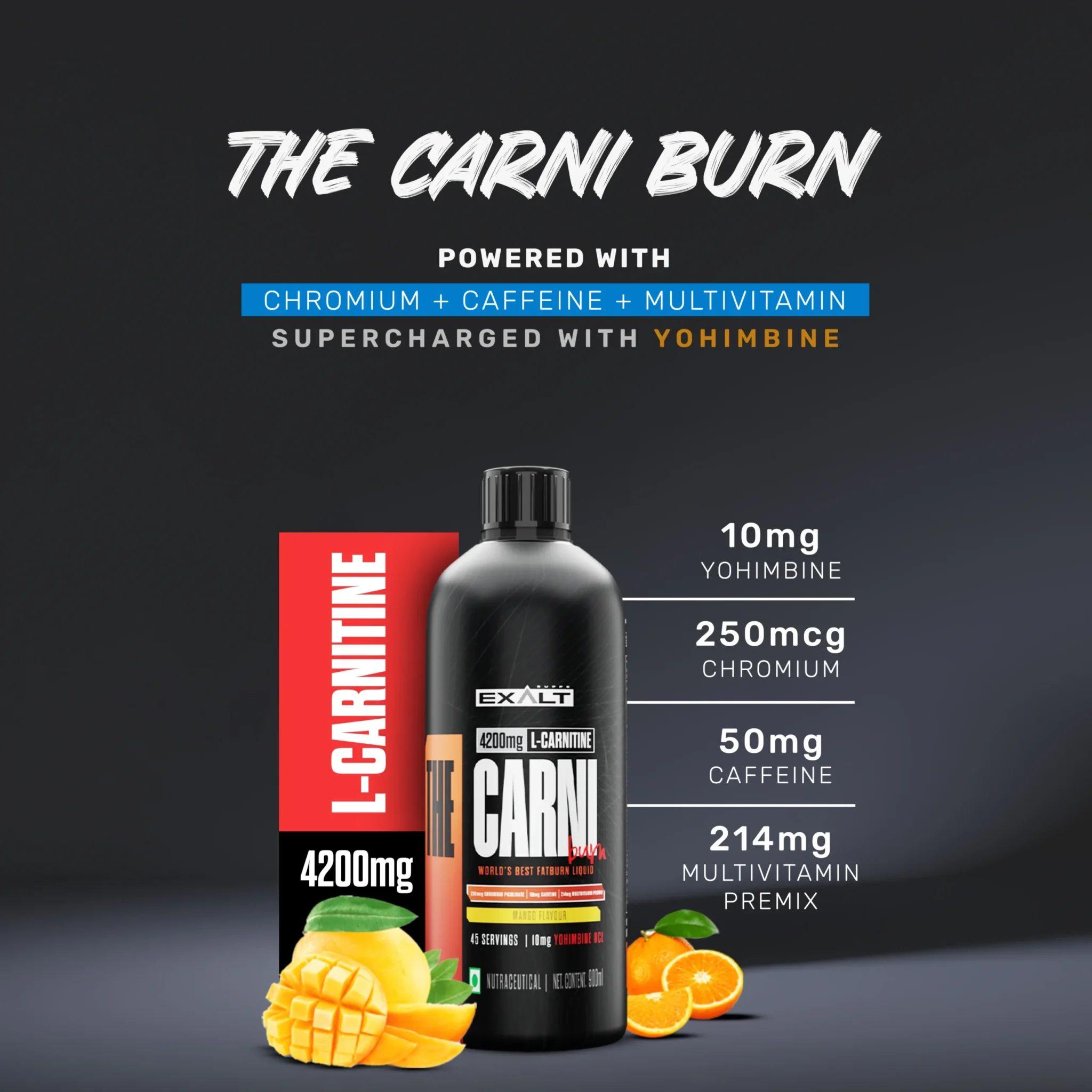 Exalt The Carni Burn L-Carnitine 4200mg - Image 4